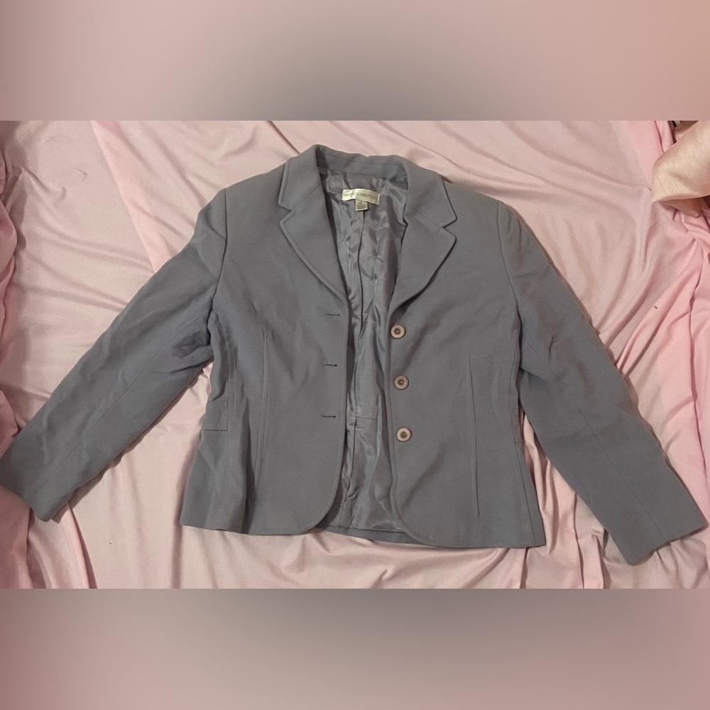 womens grey blazer